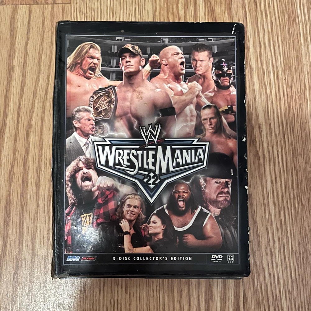 Wrestle Mania 3 Disc Set